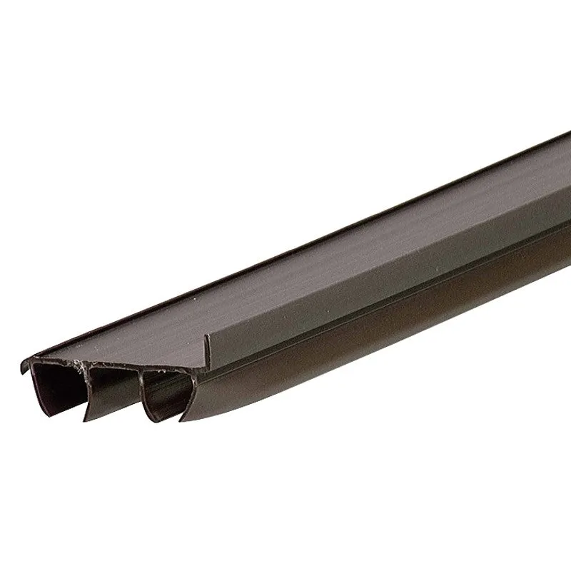 M-D 82586 Door Bottom, Brown, 36 in L, 1-3/4 in W, 1/2 in H, Vinyl