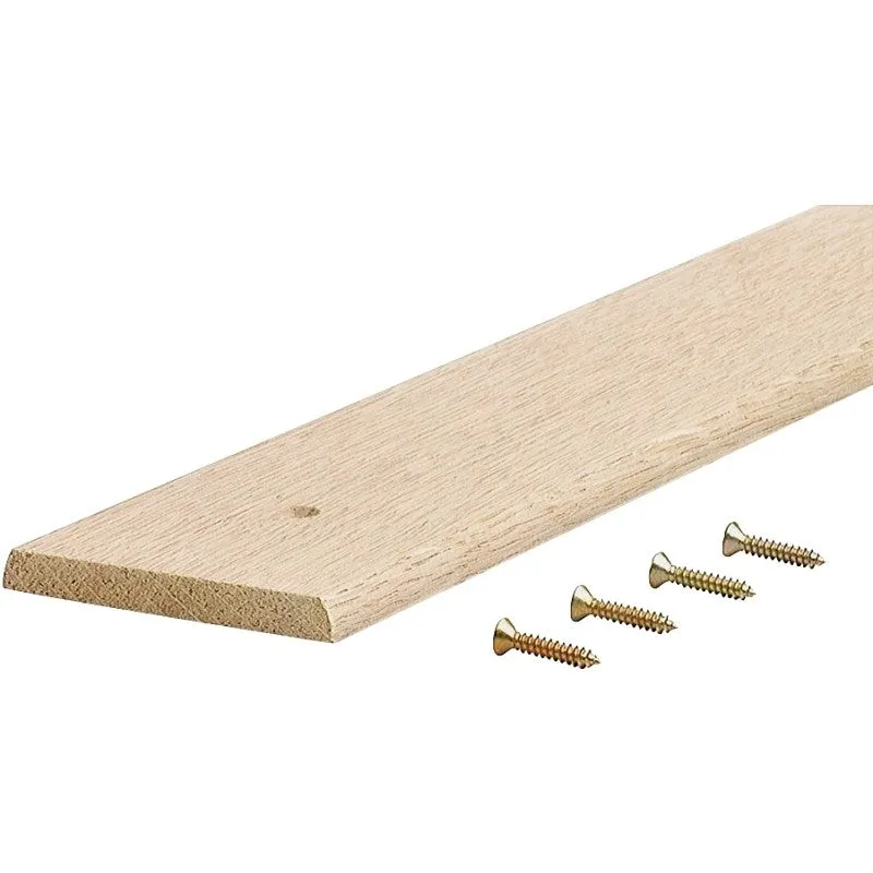 M-D 85613 Seam Binder, 36.13 in L, 3 in W, Smooth Surface, Oak Wood, Unfinished (Pack of 6)