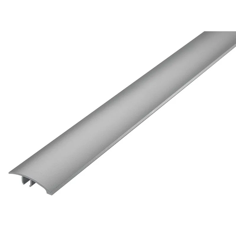 M-D Cinch Series 43361 Multi-Purpose Reducer, 36 in L, 1-3/4 in W, 1 in Thick, Aluminum, Warm Gray