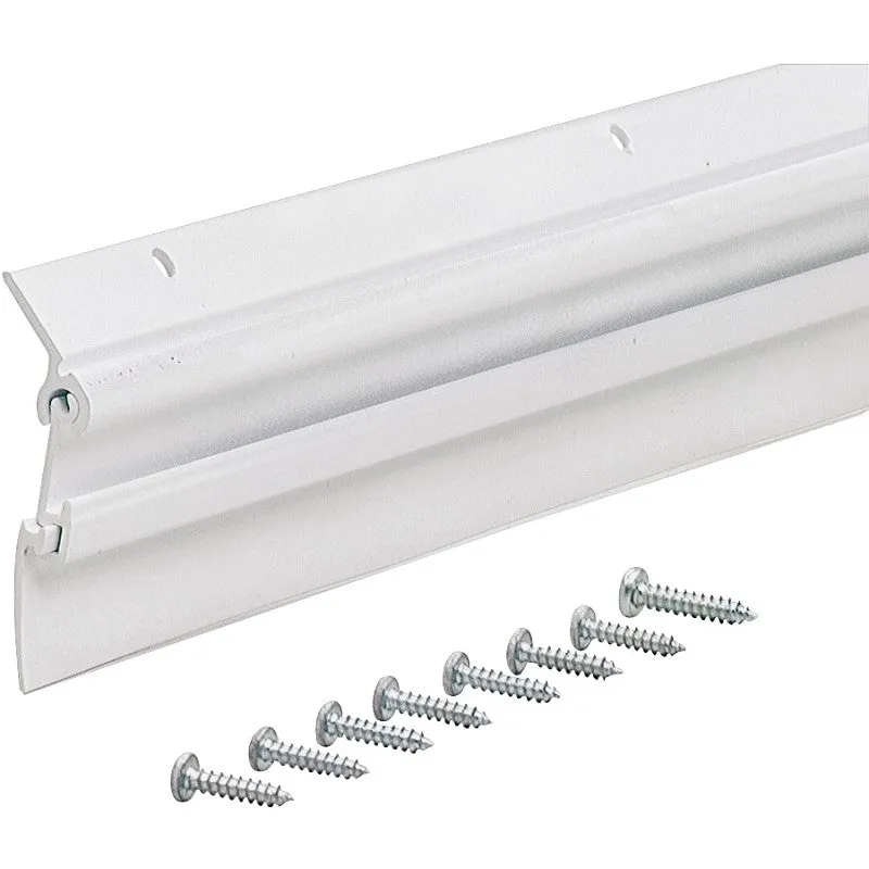 M-D Flex-O-Matic Series 07179 Door Sweep, 36 in L, Aluminum Flange