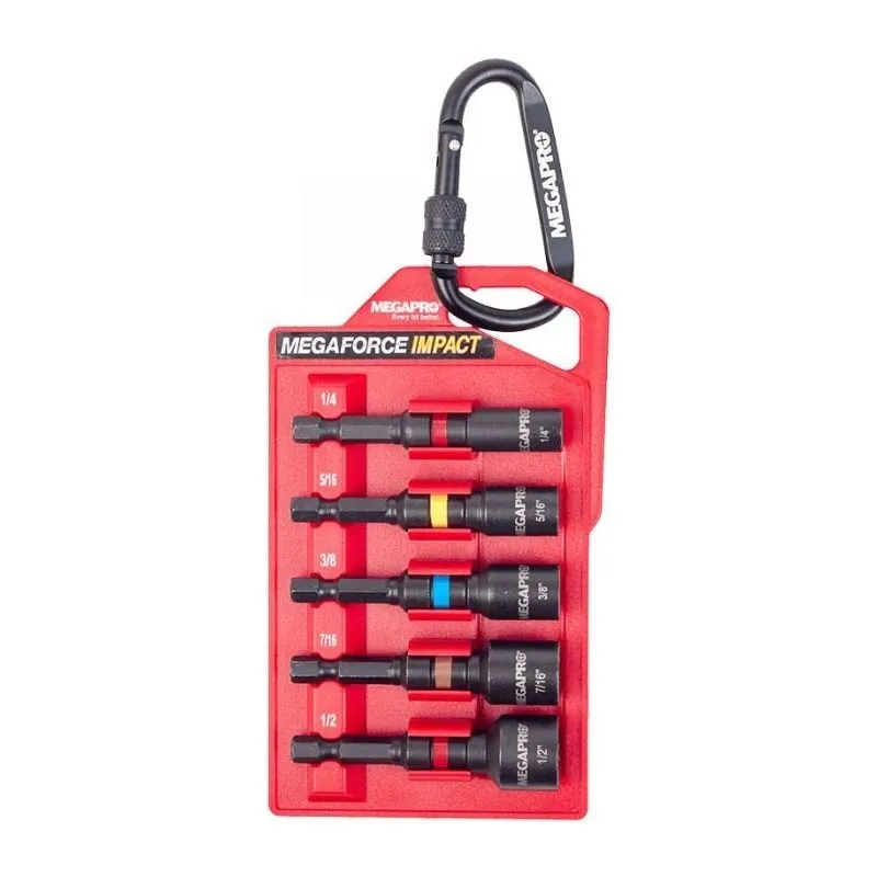 MEGAPRO 9BP-I-HNDA NUTSETTER PACK – 5 ASSORTED | FRANCTIONAL SIZES