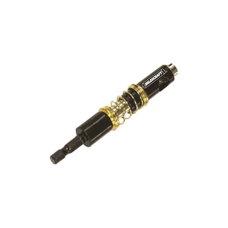 MILESCRAFT 2313 1/4IN ShelfPin Bit – SELF CENTERING CUSTOM SPRING LOADED BRAD POINT DRILL BIT