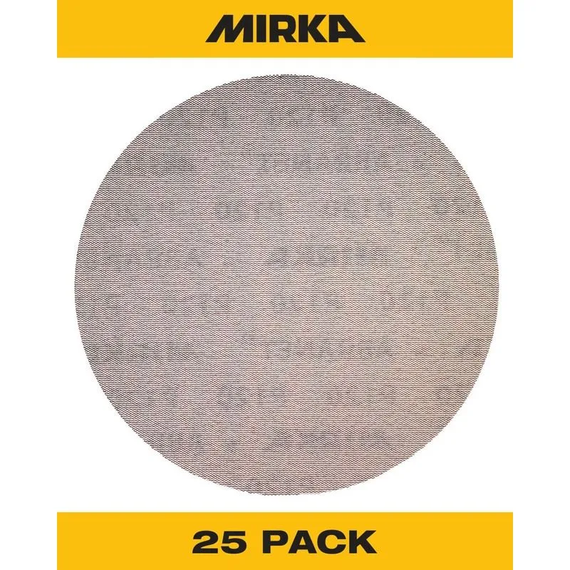 MIRKA Abranet LEROS Mesh Sanding Discs – 25 PACK