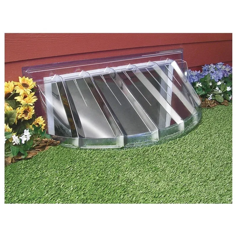 Maccourt W4217-1 Window Well Cover, 17 in L, 42 in W, Plastic (Pack of 12)
