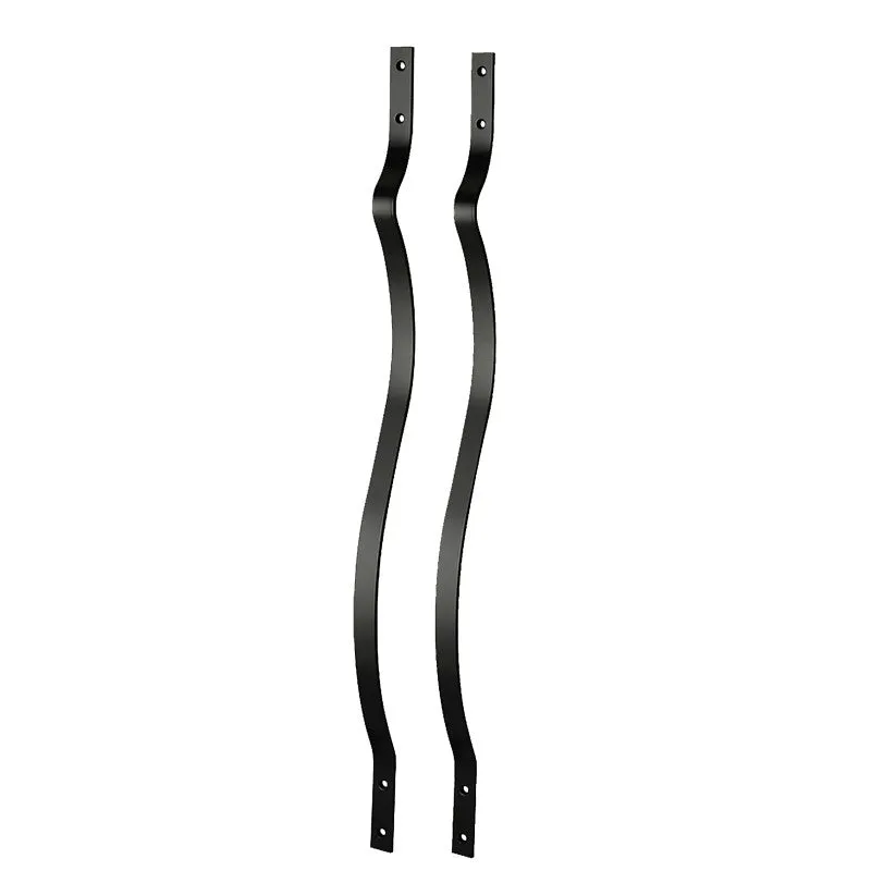 Maine Ornamental 74737 Baroque Baluster, 32-1/4 in L, Aluminum, Black, Powder-Coated