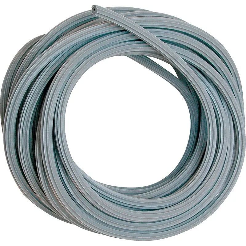 Make-2-Fit P 7673 Screen Retainer Spline, 0.165 in D, 250 ft L, Vinyl, Gray, Round