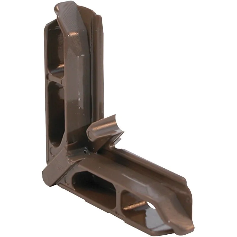 Make-2-Fit PL 15757 Screen Frame Corner, Plastic, Terratone, For: Andersen Screen Frames (Pack of 10)