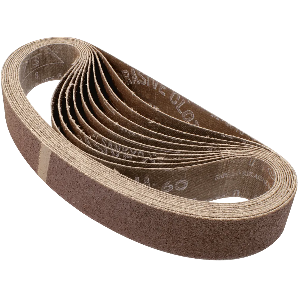 Makita 1‑1/8″ x 21″ Abrasive Belt – 10 PK