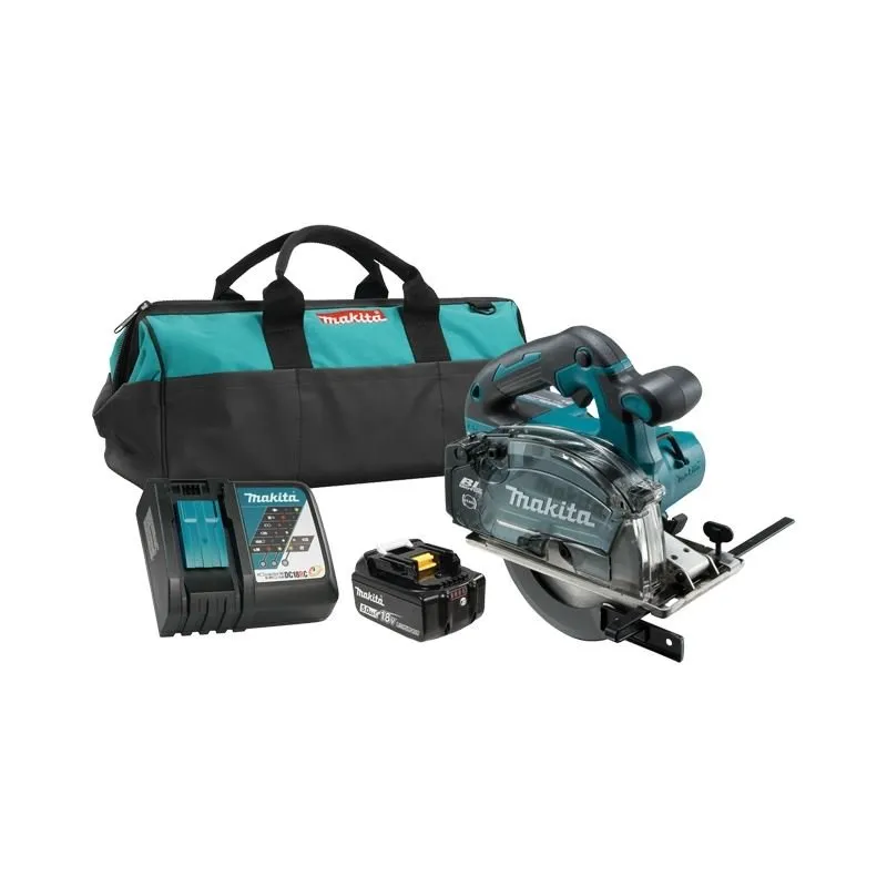 Makita DCS553RTX1 18V LXT Brushless Cordless 5-7/8″ Metal Circular Saw (5.0 Ah Kit)