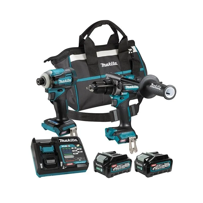 Makita DK0114G210 40V max XGT Brushless Cordless 2 Tool Combo Kit (2.5 & 4.0 Ah)