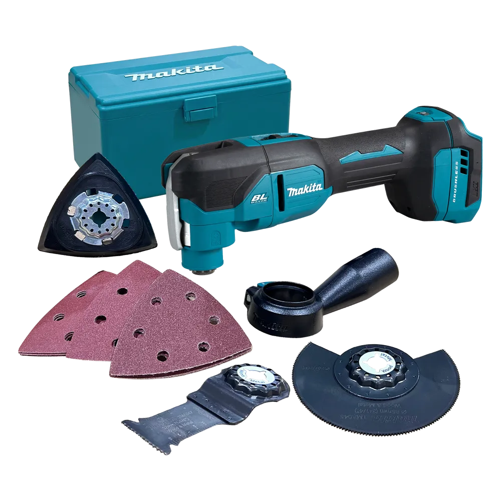 Makita DTM53ZX1 18V LXT Brushless Tool-less Multi Tool w/Accessory Kit, Tool Only