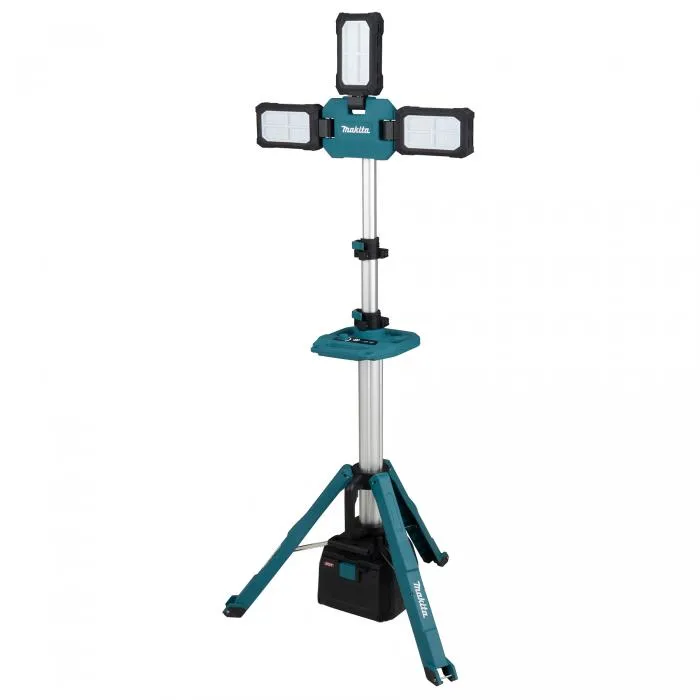 Makita ML014G 40Vmax XGT / 18V LXT 3-Way LED Tower Light, 15,000 Lumens – Tool Only
