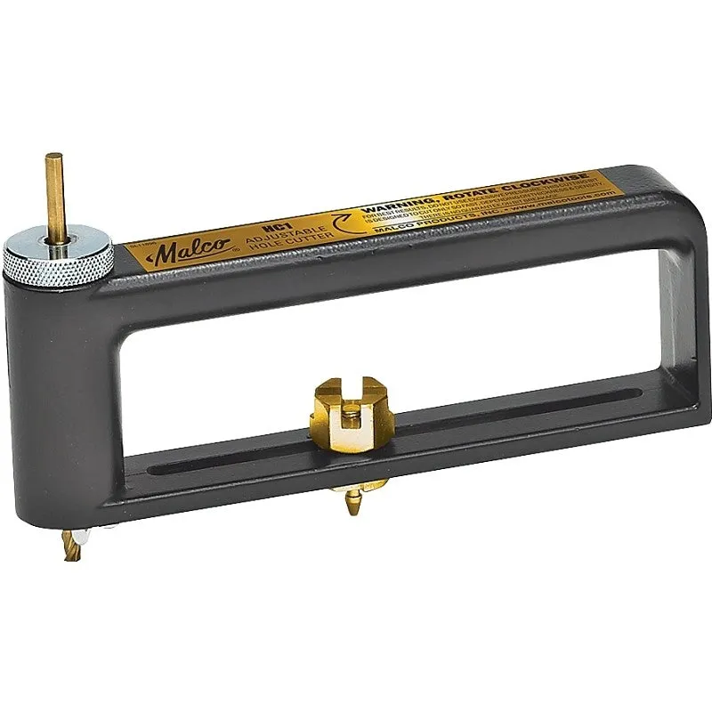 Malco HC1 Hole Cutter, 2 to 12 in Dia, 1-1/8 in D Cutting, 1 TPI, Steel Cutting Edge