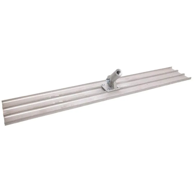 Marshalltown B45 Bull Float with Bracket, 45 in L Blade, 8 in W Blade, Magnesium Blade, Square End Blade