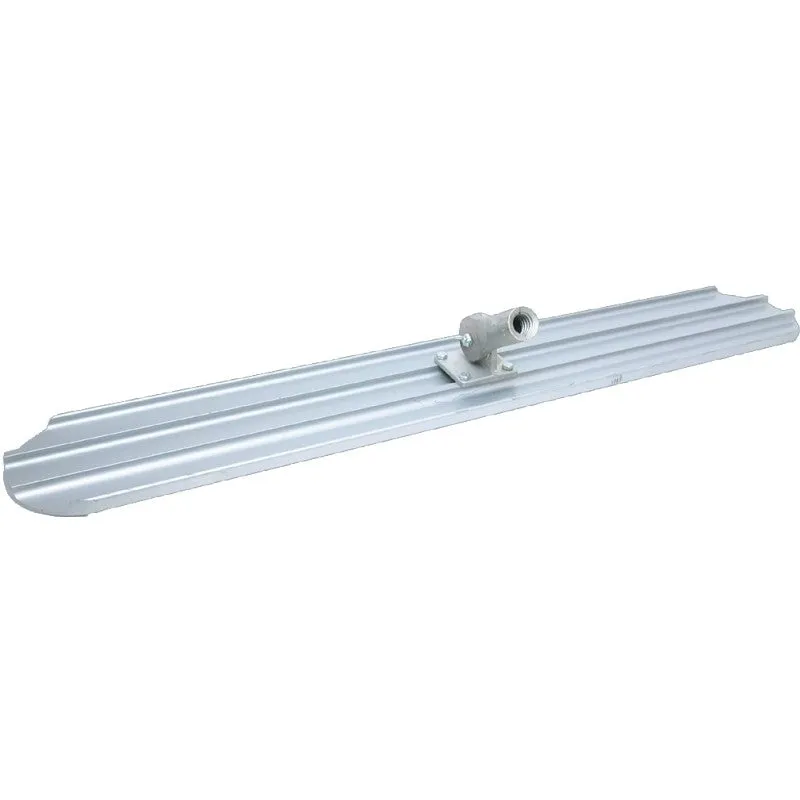 Marshalltown B48FR Bull Float with Bracket, 48 in L Blade, 8 in W Blade, Magnesium Blade, Round End Blade