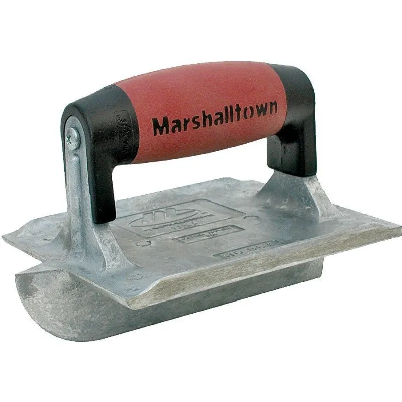 Marshalltown DuraSoft Series 833D Hand Groover, 1/2 in D Groove, 6 in L Blade, 4-3/8 in W Blade, 1/4 in Radius