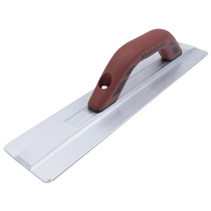 Marshalltown MF380R/MF380 Hand Float, 15-1/2 in L Blade, 3 in W Blade, Aluminum Blade, Curved Blade