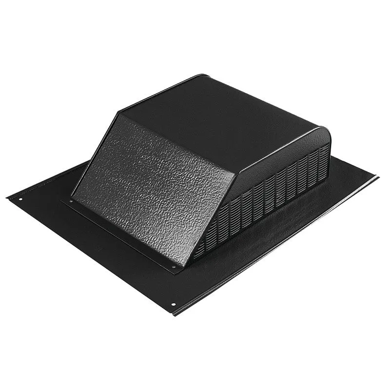 Master Flow SSB960ABL Roof Louver, 18 in L, 20-1/2 in W, Aluminum, Black (Pack of 8)