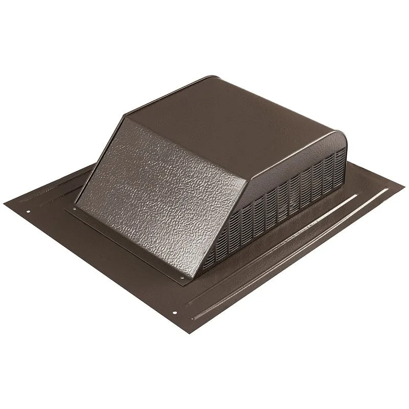Master Flow SSB960ABR Roof Louver, 18 in L, 20-1/2 in W, Aluminum, Brown (Pack of 8)