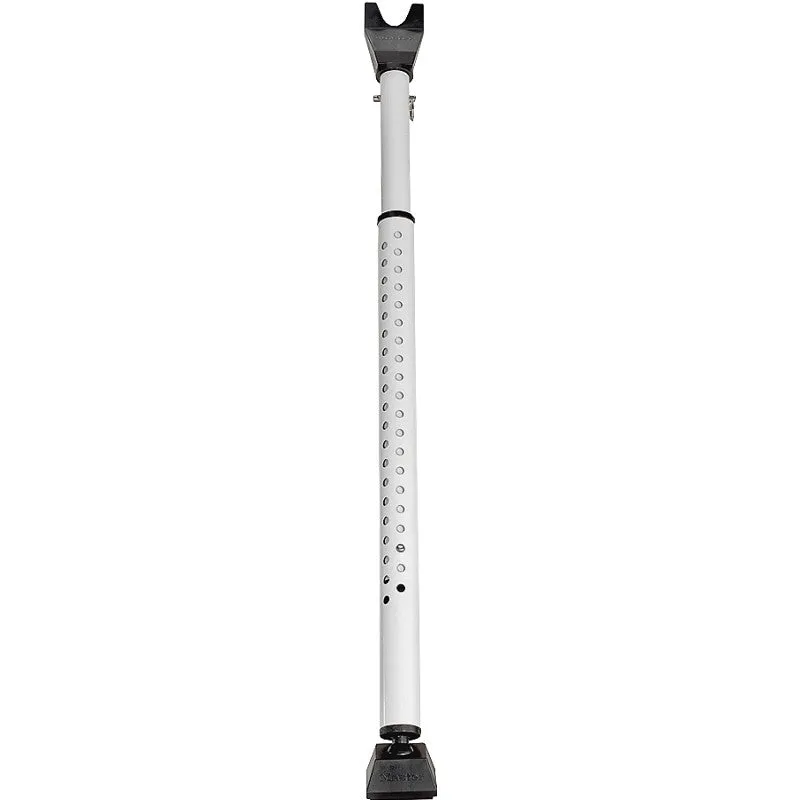 Master Lock 265DCCSEN Door Security Bar, 27-1/2 to 42 in L, 3-3/4 in W, Steel, Black/White, Matte
