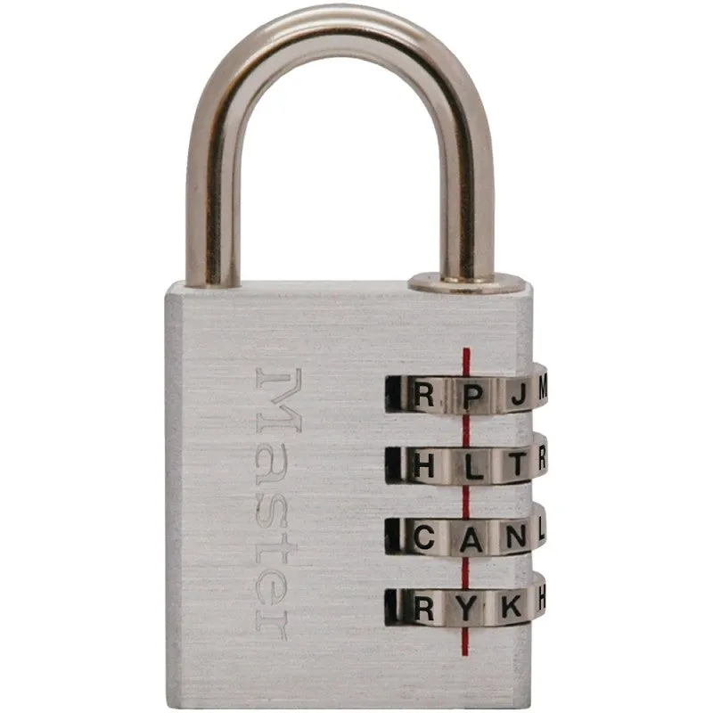 Master Lock 643DASTWD Padlock, 1/4 in Dia Shackle, 7/8 in H Shackle, Steel Shackle, Aluminum Body, Nickel