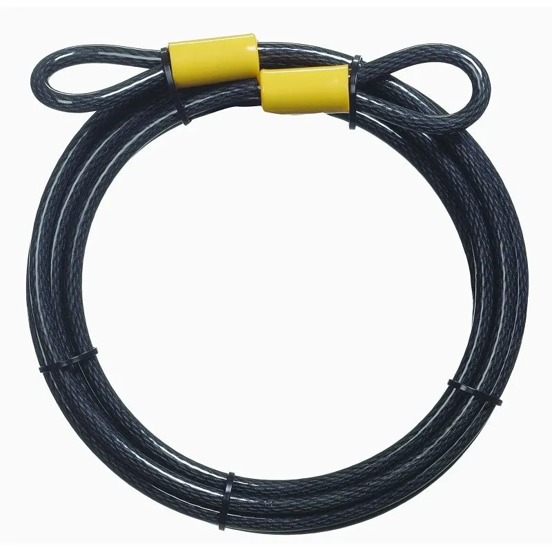 Master Lock 72DPF Looped End Cable, 3/8 in W Body, Steel Shackle
