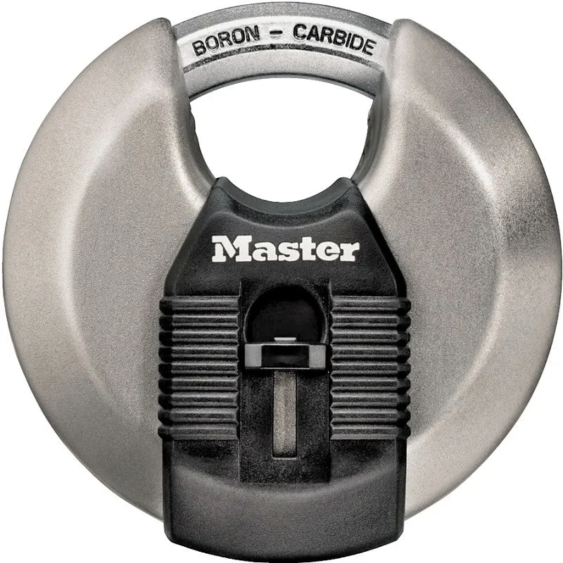 Master Lock Magnum Series M50XKAD Padlock, Keyed Different Key, Shrouded Shackle, 7/16 in Dia Shackle, 3-1/8 in W Body (Pack of 6)
