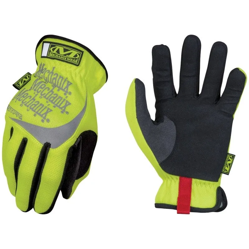 Mechanix Wear FastFit Series SFF-91-010 Work Gloves, Men’s, L, 10 in L, Reinforced Thumb, Elastic Cuff, Yellow