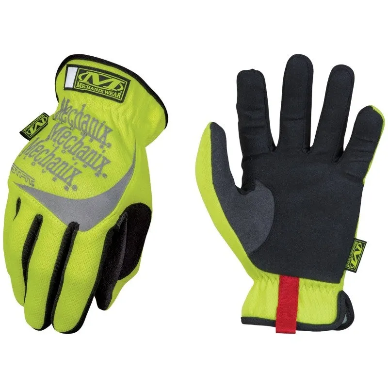 Mechanix Wear FastFit Series SFF-91-011 Work Gloves, Men’s, XL, 11 in L, Reinforced Thumb, Elastic Cuff, Yellow