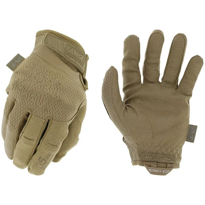 Mechanix Wear MSD-72-011 Tactical Glove, XL, 10 in L, Straight Thumb, Hook and Loop Cuff, Suede Leather, Coyote