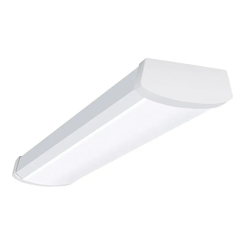 Metalux 2NW20C3R Wraparound Light, 120 V, 20 W, LED Lamp, 2100 Lumens, 3000, 3500, 4000 K Color Temp
