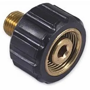 Mi-T-M AW-0023-0487 Screw Coupler, 1/4 in Connection, MNPT x M22