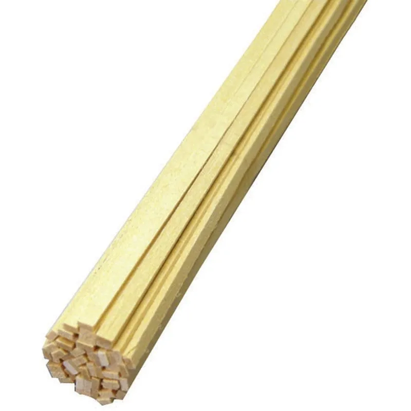 Midwest Products 4025 Basswood Strip, 24 in L, 3/16 in W, 1/16 in Thick, Wood (Pack of 45)