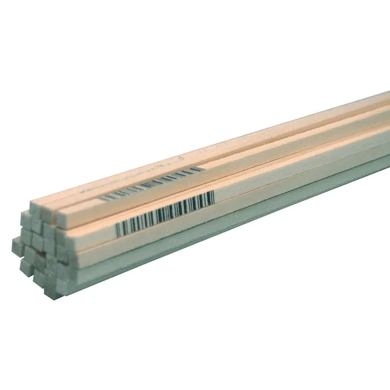 Midwest Products 4044 Wood Strip, 24 in L Nominal, 1/8 in W Nominal, 1/8 in Thick Nominal (Pack of 20)