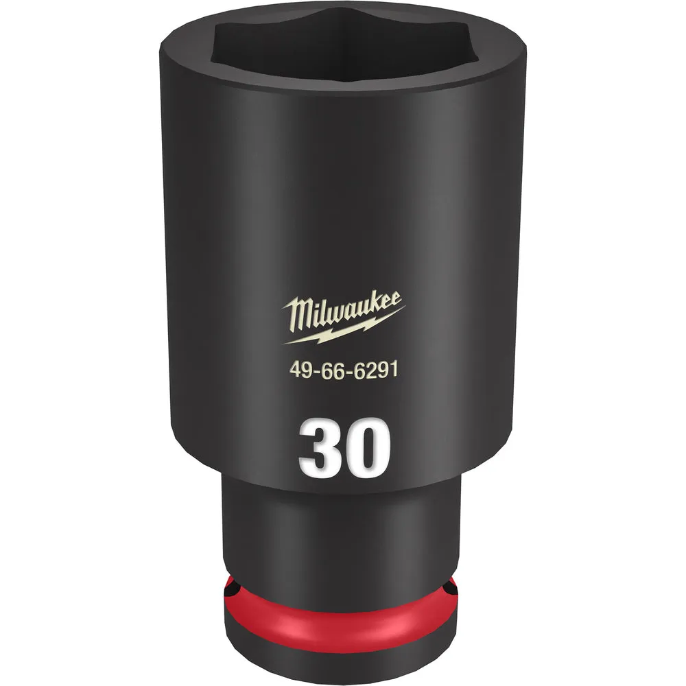 Milwaukee 1/2″ Drive 30MM Deep 6 Point Socket SHOCKWAVE Impact Duty™ 49-66-6291