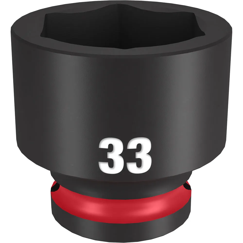 Milwaukee 1/2″ Drive 33MM 6 Point Socket SHOCKWAVE Impact Duty™ 49-66-6265