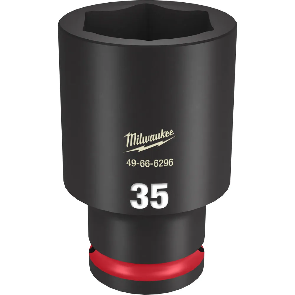 Milwaukee 1/2″ Drive 35MM Deep 6 Point Socket SHOCKWAVE Impact Duty™ 49-66-6296