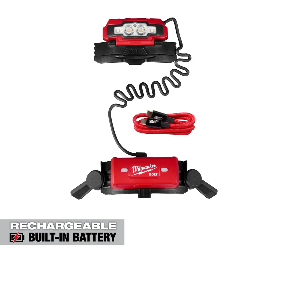 Milwaukee 2018R BOLT Rechargeable Low-Profile Headlamp