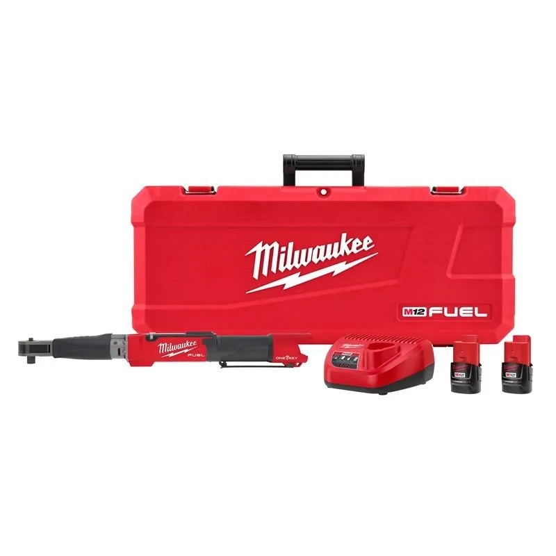 Milwaukee 2466-22 M12 FUEL 1/2″ Digital Torque Wrench w/ ONE-KEY Kit