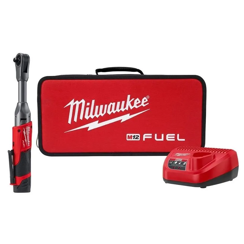 Milwaukee 2560-21 M12 FUEL 3/8″ Extended Reach Ratchet Kit