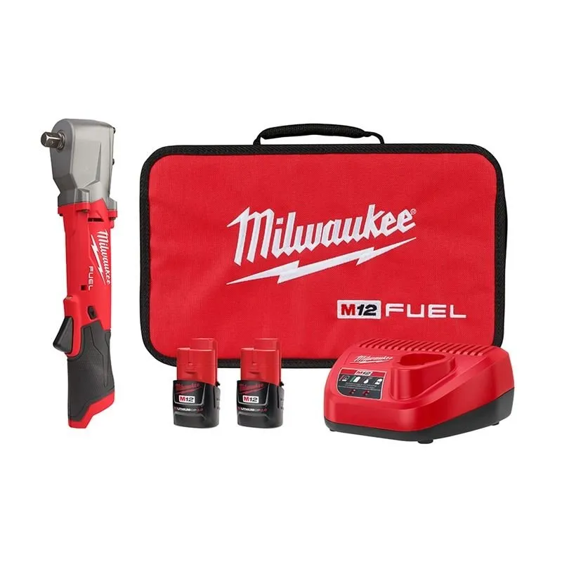 Milwaukee 2565P-22 M12 FUEL 1/2″ Right Angle Impact Wrench w/ Pin Detent Kit