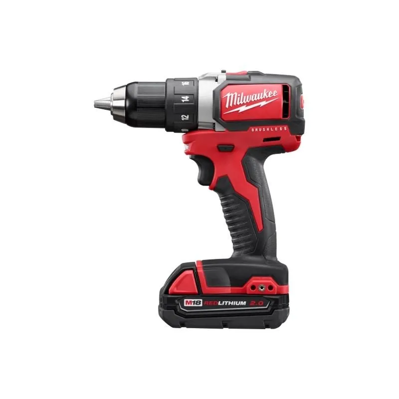 Milwaukee 2701-22CT M18 1/2″ Compact Brushless Drill/Driver Kit