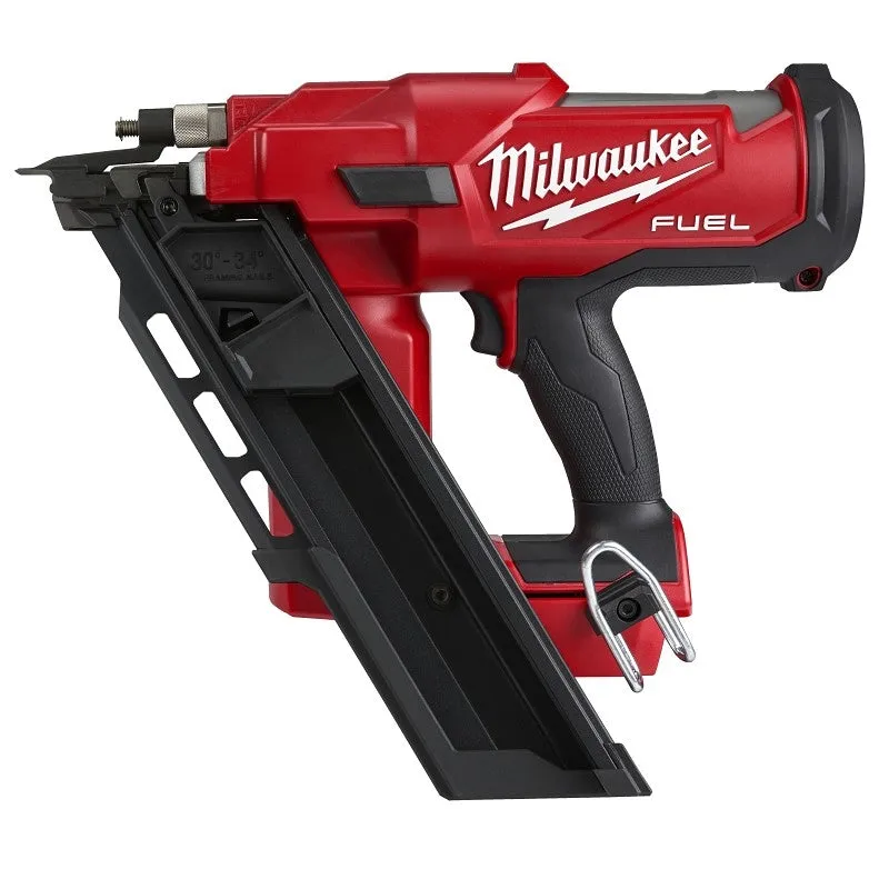 Milwaukee 2745-20 Framing Nailer, Tool Only, 18 V, 5 Ah, 43 Nails Magazine, 30 to 34 deg Collation, Nail, Strip Fastener