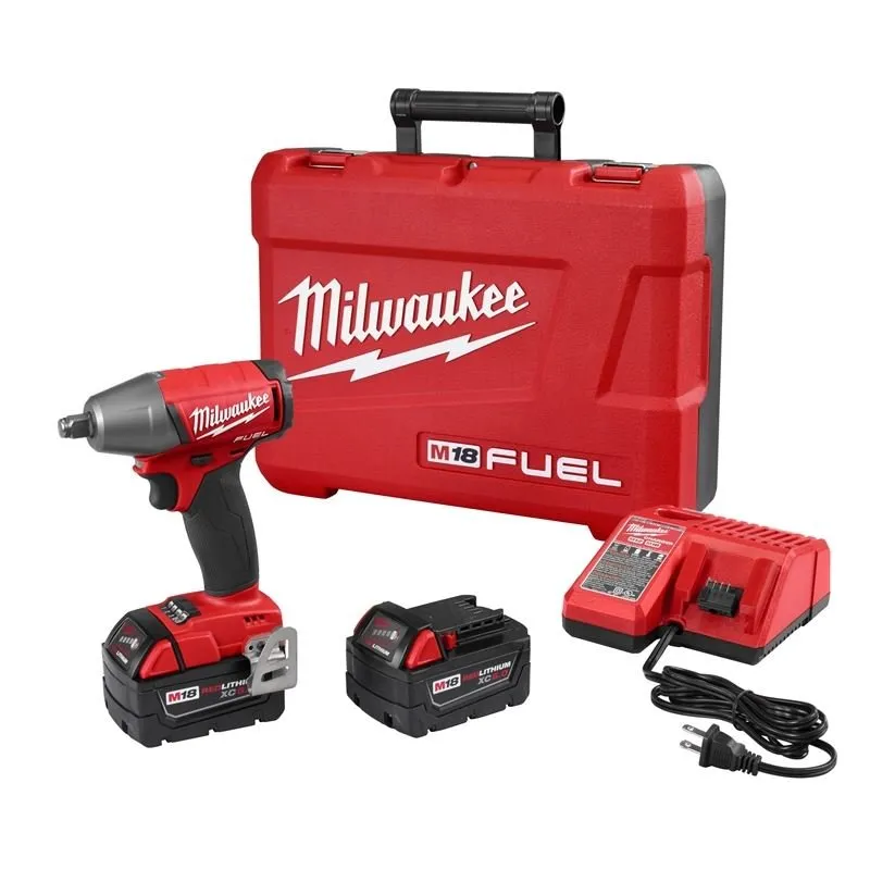 Milwaukee 2755-22 1/2″ Compact Impact Wrench w/ Pin Detent Kit