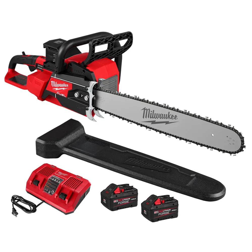 Milwaukee 2827-22 M18 FUEL™ 20″ Dual Battery Chainsaw Kit