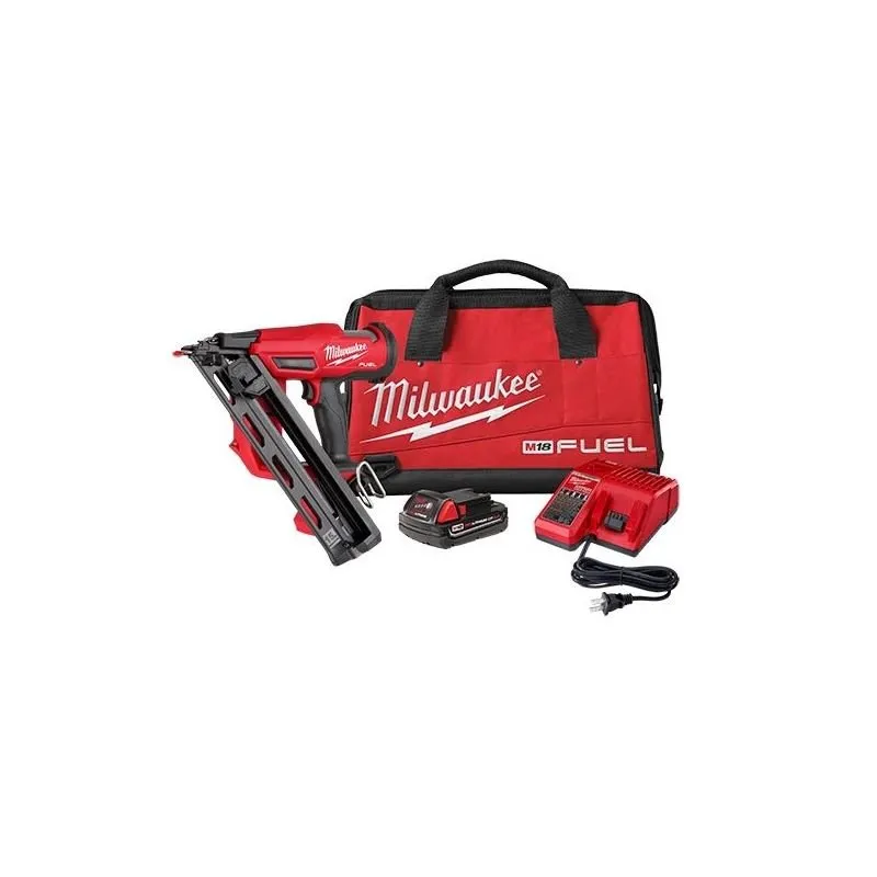 milwaukee 2839 21ct m18 fuel 15 gauge finish nailer kit