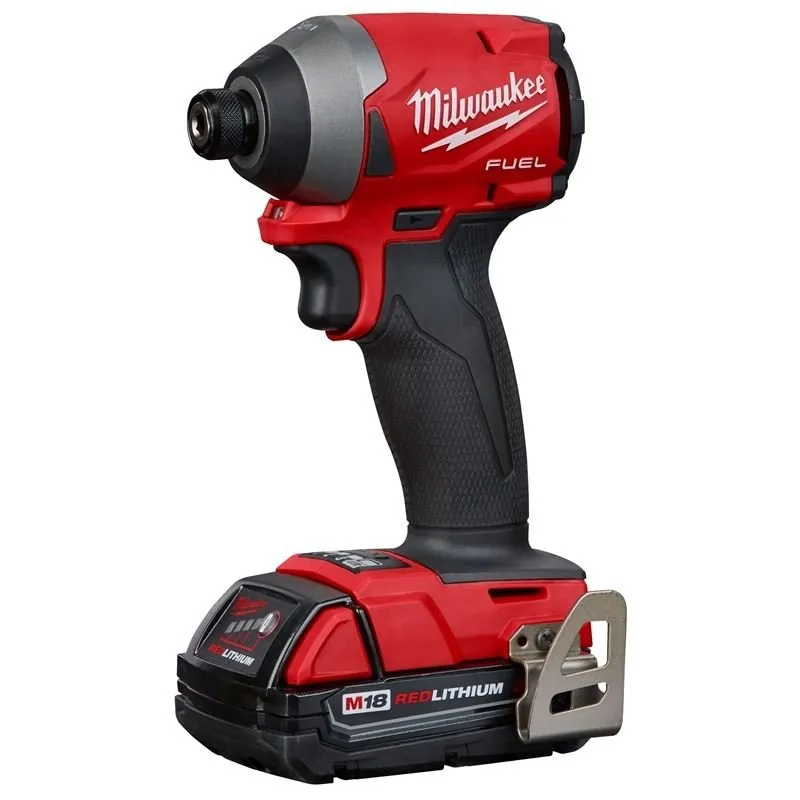 Milwaukee 2853-22CT M18 FUEL 1/4″ Hex Impact Driver CP Kit