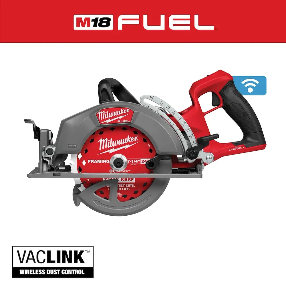 Milwaukee 2931-20 M18 FUEL™ 7-1/4 in. Rear Handle Circular Saw with ONE-KEY™