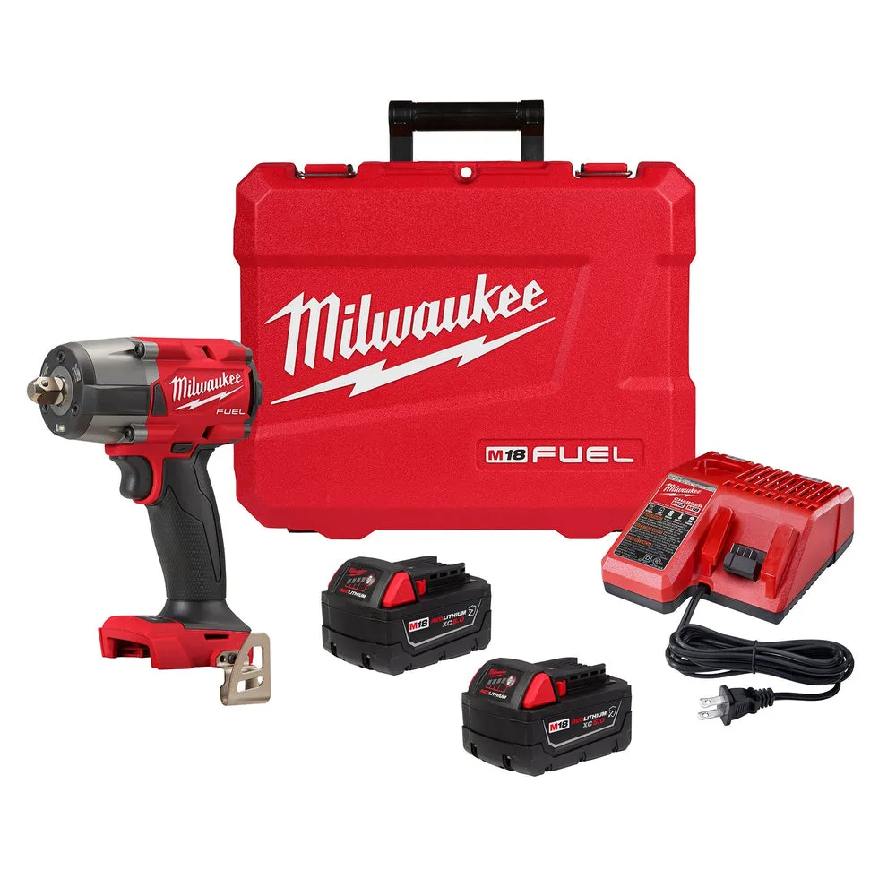 Milwaukee 2962P-22R M18 FUEL™ 1/2 ” Mid-Torque Impact Wrench w/ Pin Detent Kit