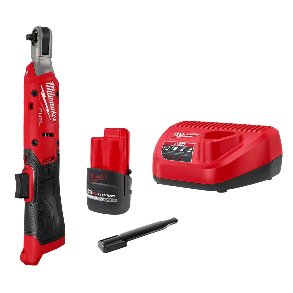 Milwaukee 3052-21 M12 FUEL™ 1/4″ Ratchet Kit